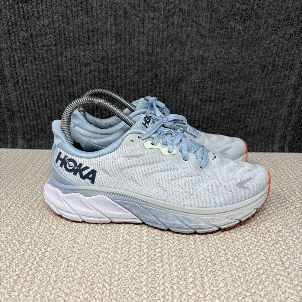 Hoka One One Arahi 6 Plein Air Blue Fog Athletic Running Shoes Women’s 7 B